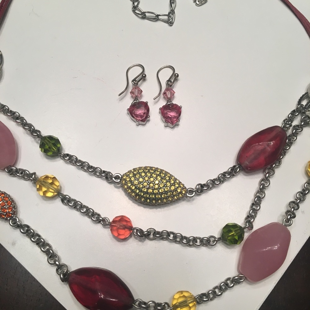 Swarovski Necklace & Earrings